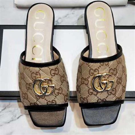 womens gucci matelasse slides|Women's GG matelassé canvas slide sandal .